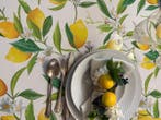 Tafelkleed met citroenen mediterraan fantasiedesign -