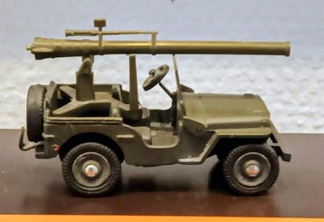 Dinky Toys 1:43 - Modelauto - Jeep with recoilless rifle /, Nieuw