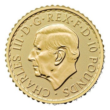 1/10 oz - Goud .999 - 2026 Britannia Goldmünze - Zonder