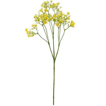 Chloe Gipskruid Lemon kunstbloem 70 cm per stuk, Nieuw