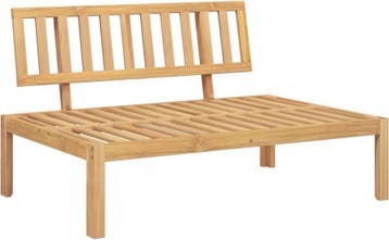 Tuinbank extra diep - loungebank voor palletkussen - 120 x, Verzenden, Nieuw