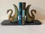 Serre-livres - Cygne oiseaux serre-livres bookends sculpture, Antiquités & Art