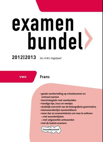 Examenbundel vwo Frans 2012/2013 9789006079364, Boeken, Verzenden, Zo goed als nieuw