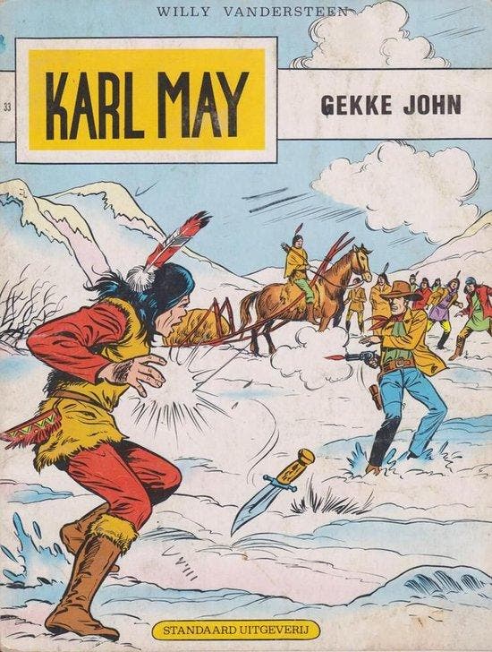 Karl May deel 33 Gekke John (stripboek) - Vandersteen, Boeken, Stripverhalen, Verzenden