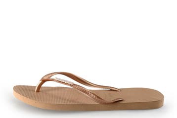 Havaianas Slippers in maat 40 Beige, Kleding | Dames, Slippers, Verzenden, Beige, Zo goed als nieuw
