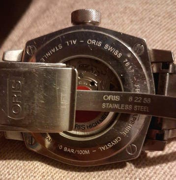 Oris - oris big crown small second pointer day pilotenhooge