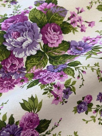 Decoratieve stof met een romantische en klassieke allure en