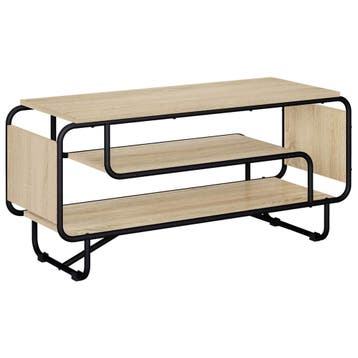 vidaXL TV Stand 98 x 36 x 45 cm Sonoma Eiken Bewerkt hout, Verzenden