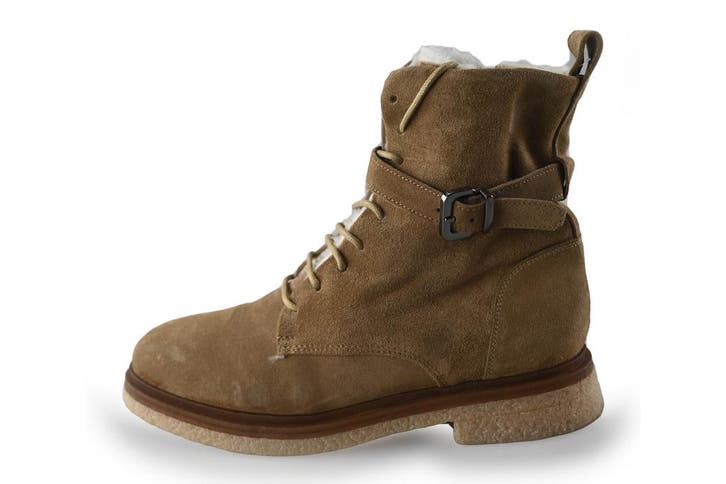 Tamaris Veterboots in maat 41 Beige, Kleding | Dames, Schoenen, Beige, Gedragen, Overige typen, Verzenden