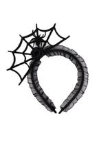 Haarband Spinnenweb Zwart Spinnen Web Diadeem Halloween Grie, Ophalen of Verzenden, Nieuw