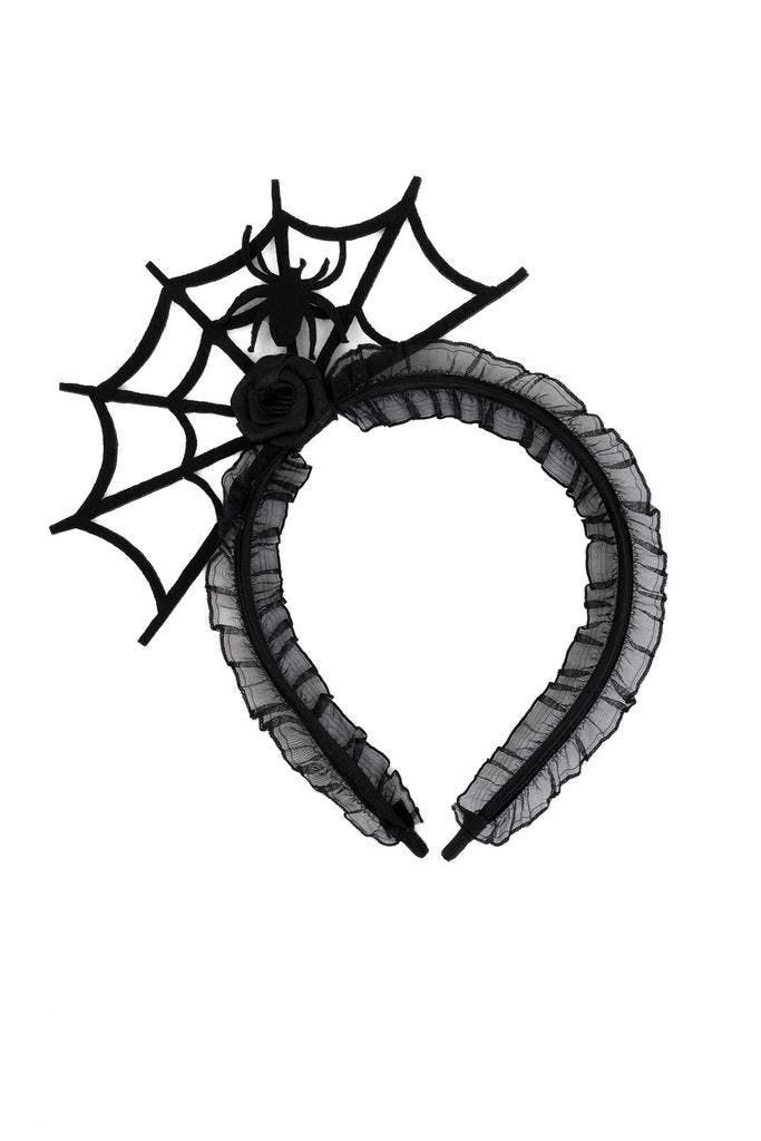 Haarband Spinnenweb Zwart Spinnen Web Diadeem Halloween Grie, Kleding | Dames, Carnavalskleding en Feestkleding, Nieuw, Ophalen of Verzenden