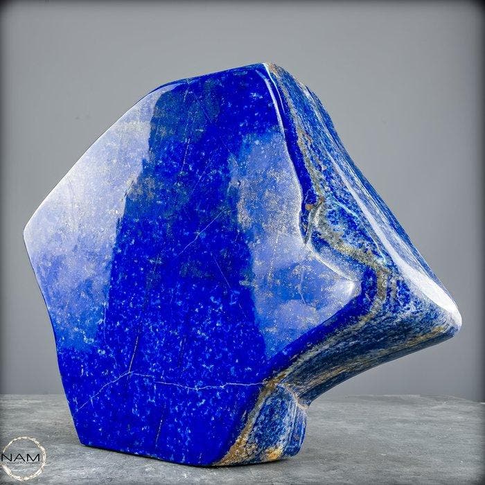Natuurlijke eerste kwaliteit koningsblauw lapis lazuli Vrije, Verzamelen, Mineralen en Fossielen