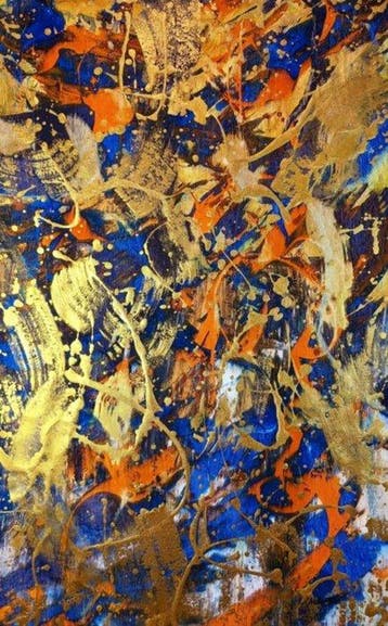 Jana Noldin (XX) - Abstract Original Painting n.1115