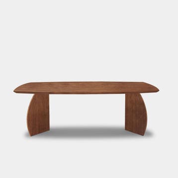 Tafel Deens Ovaal Eikenhout  Set Driehoek  240x100, Huis en Inrichting, Tafels | Eettafels, Nieuw