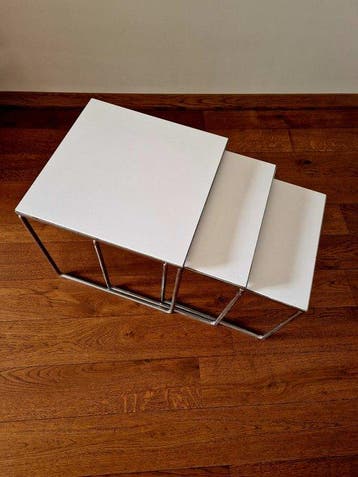 Brabantia - Set bijzettafels - Metaal, Formica - Dutch