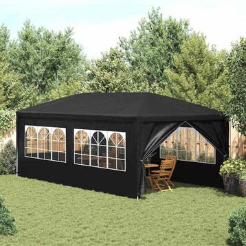 vidaXL Partytent 3x6 m antraciet, Tuin en Terras, Partytenten, Verzenden, Nieuw