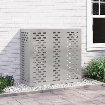 vidaXL Air Conditioner Hoes zilver 110 x 50 x 105 cm, Verzenden, Nieuw