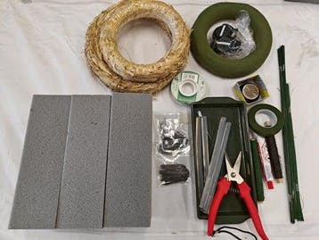 Kerstpakket startpakket hobby en bloemschikken basis 57,50, Hobby & Loisirs créatifs