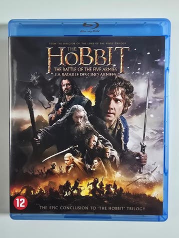 THE HOBBIT THE BATTLE OF THE FIVE ARMIES (BLURAY), Cd's en Dvd's, Gebruikt