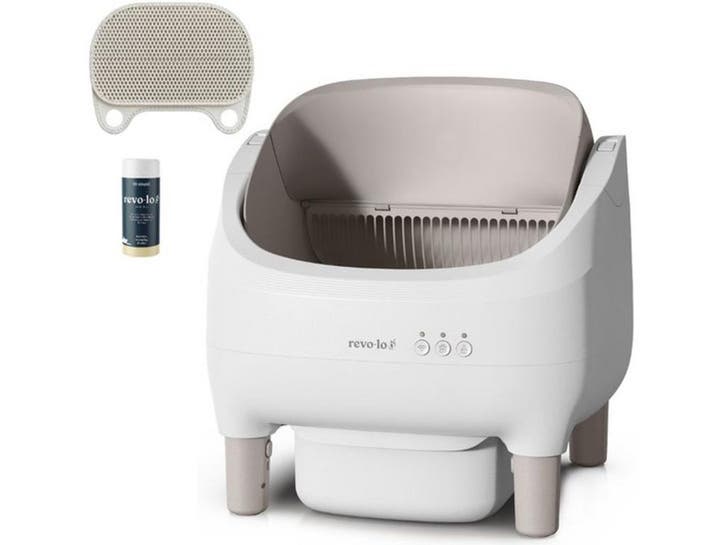Revo-loo Open - Automatische Kattenbak - Zelfreinigend -, Dieren en Toebehoren, Katten-accessoires, Zo goed als nieuw, Verzenden