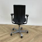 HAG H05 5500 (draaibare armleuning) Ergo-bureaustoel,, Ergonomisch, Gebruikt, Zwart, Bureaustoel
