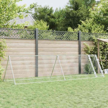 vidaXL Kippenhok 400x105x91 cm gegalvaniseerd staal, Verzenden, Nieuw