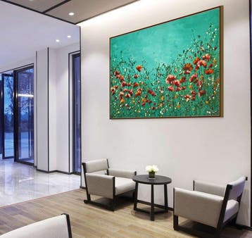 Irina Morisch - Lovers dance -XXL floral artwork-