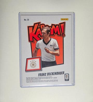 2025/26 Panini Road to World Cup Franz Beckenbauer Jumbo, Verzamelen, Stickers, Nieuw