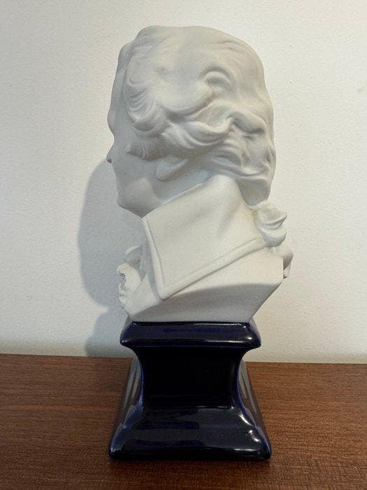 Limoges - sculptuur, Mozart - 21 cm - Biscuit porselein, Antiek en Kunst, Curiosa en Brocante