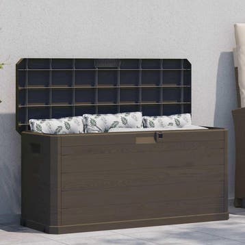 vidaXL Tuinbox 280 L bruin, Tuin en Terras, Verzenden, Nieuw
