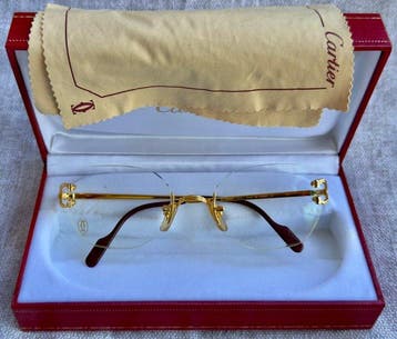 Cartier - C Decor Rimless - Lunettes de soleil, Nieuw