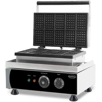 Wafelijzer | Enkel | Brusselse Wafels (81x55x14mm) | 1.75kW, Verzenden