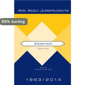Jurisprudentie Europees recht 1963-2014 9789069164915, Verzenden