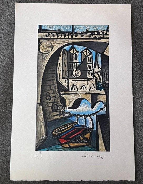 Pablo Picasso (1881-1973) - Notre Dame Paris, Antiquités & Art, Antiquités | Autres Antiquités