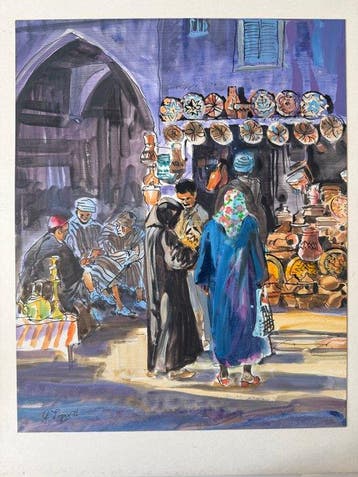 Günter Löper (1916-1993) - Orientalische Landschaft