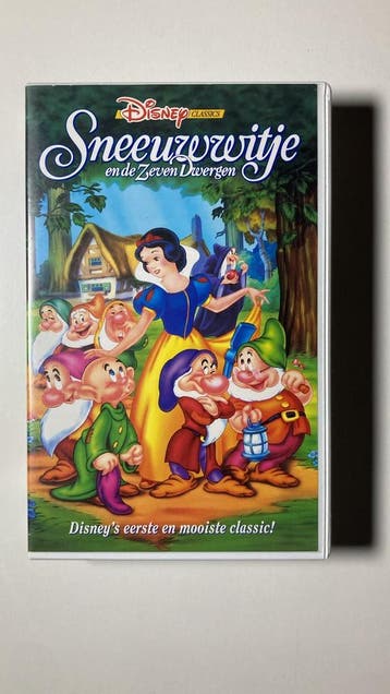 SNOW WHITE AND THE SEVEN DWARFS (1937) (VHS), Gebruikt