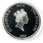 Niue. Silver Proof .999 50gr. 2 Dollars (Panama Canal) Coin