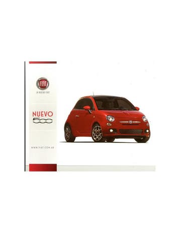 2013 FIAT NUEVO 500 LEAFLET SPAANS