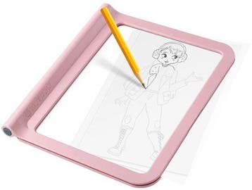 Kidywolf Kidydraw-Pro Pink 2-in-1 Teken Tablet (Educatief), Verzenden, Nieuw