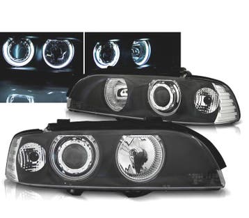 PHARES BMW E39 95-03 ANGEL EYES CCFL NOIR, Verzenden