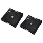 vidaXL Draaiplateaus voor bootstoelen 2 st standaard, Watersport en Boten, Verzenden, Nieuw