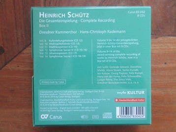 Heinrich Schütz – Dresdner Kammerchor, Hans-Christoph, Nieuw in verpakking