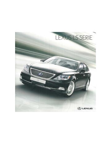 2008 LEXUS LS BROCHURE NEDERLANDS