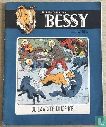 Bessy - De laatste diligence - 1954, Livres, BD, Envoi