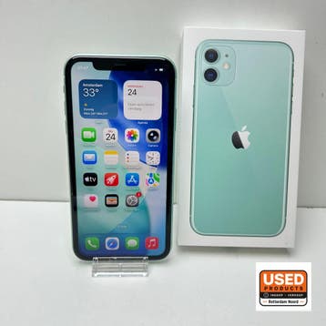 iPhone 11 128GB Groen, Verzenden, Gebruikt