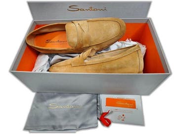 Santoni - NEW, GoodYear Welted, Recent Model - Loafers -, Nieuw