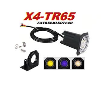 X4-TR65 Led Flitser Super Fel ECER65 12-24V, Ophalen of Verzenden