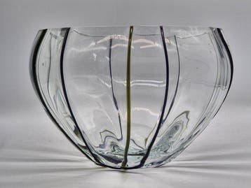 Kosta Boda / Murano Kunstglas – Große Design-Vase / Schale –, Antiek en Kunst