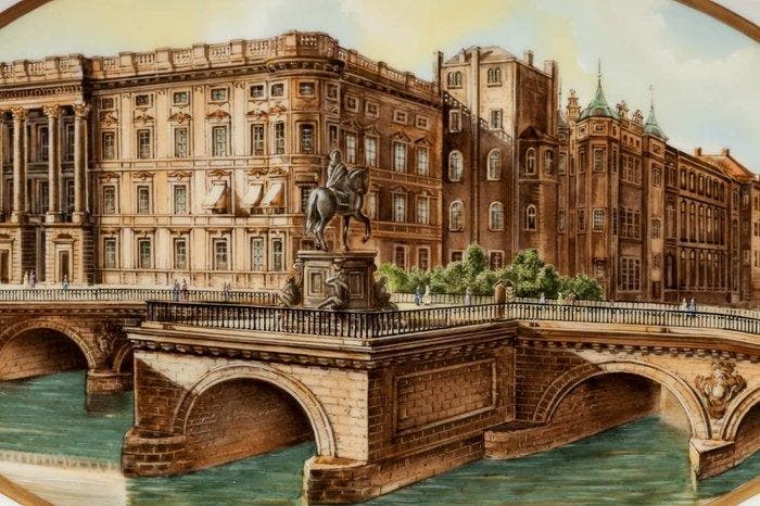 KPM Berlin - Bord - Porselein, Antiek en Kunst, Antiek | Glaswerk en Kristal