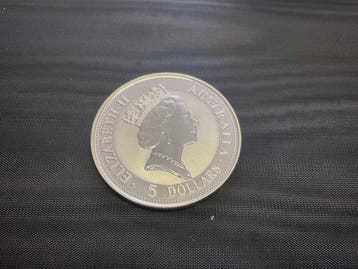 Australie. Elizabeth II. 5 Dollars 1991 - 1 oz 0.999 Silver